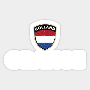 Orange Holland Nederland Sticker